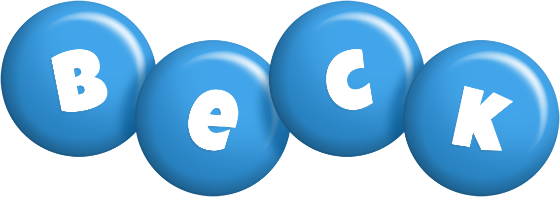 Beck candy-blue logo