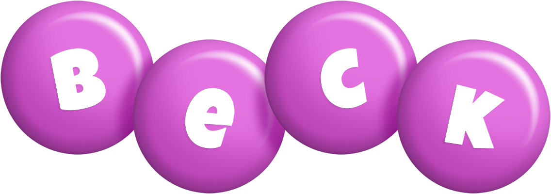 Beck candy-purple logo