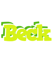 Beck citrus logo