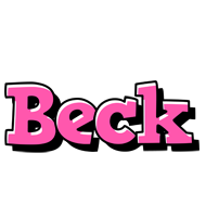 Beck girlish logo