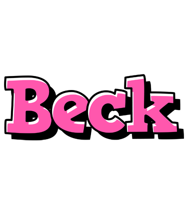 Beck girlish logo