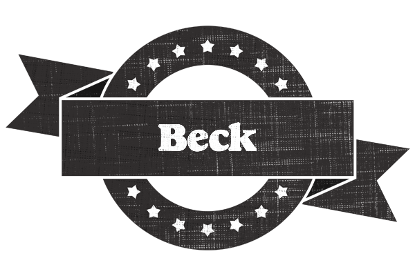 Beck grunge logo