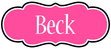 Beck invitation logo