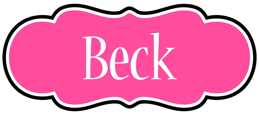 Beck invitation logo