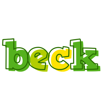 Beck juice logo