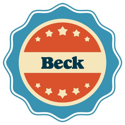 Beck labels logo