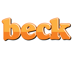 Beck orange logo