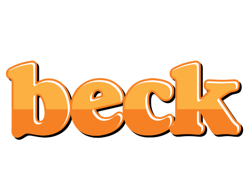Beck orange logo