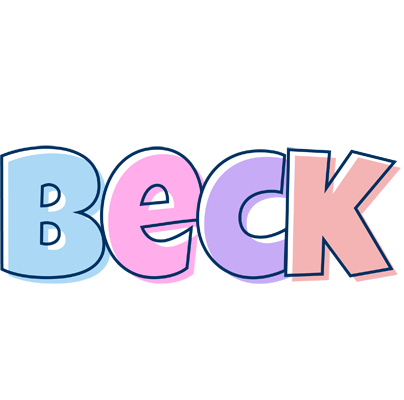 Beck pastel logo