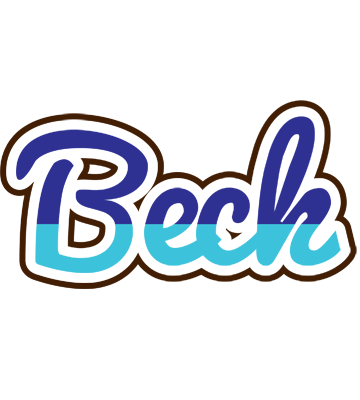 Beck raining logo
