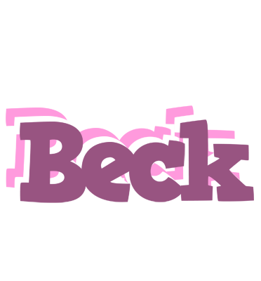 Beck relaxing logo