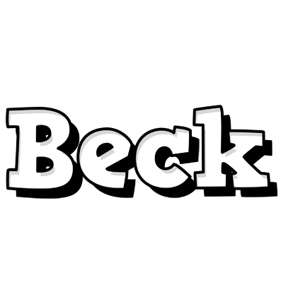 Beck snowing logo