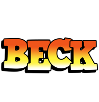 Beck sunset logo