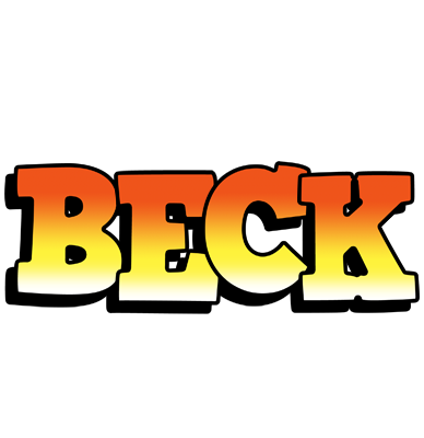 Beck sunset logo