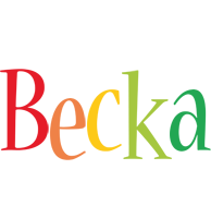 Becka birthday logo