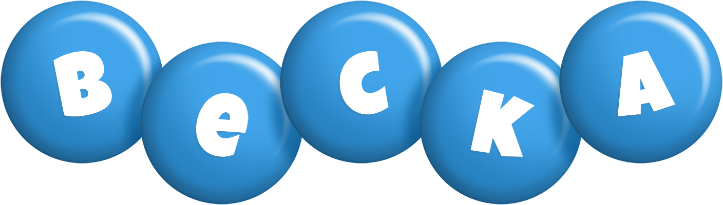 Becka candy-blue logo