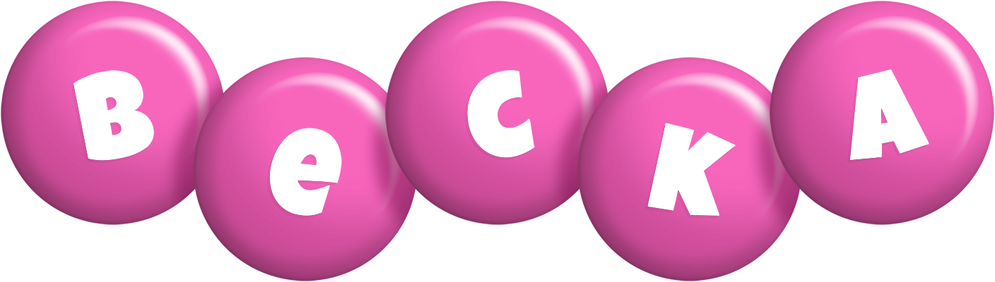 Becka candy-pink logo