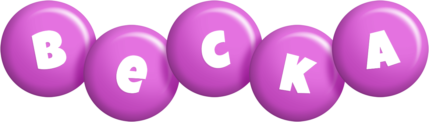 Becka candy-purple logo