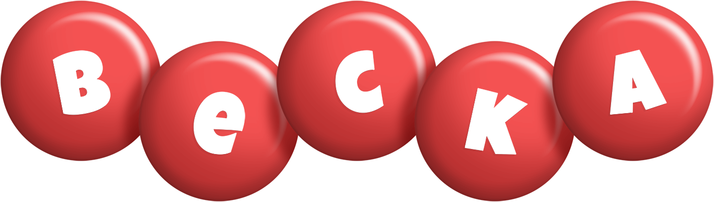 Becka candy-red logo
