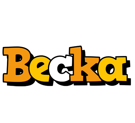 Becka cartoon logo