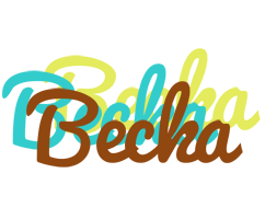 Becka cupcake logo