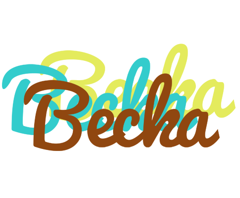 Becka cupcake logo