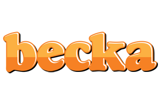 Becka orange logo