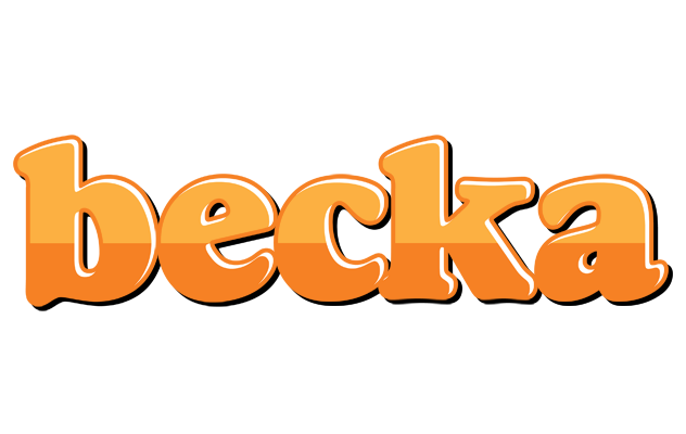 Becka orange logo