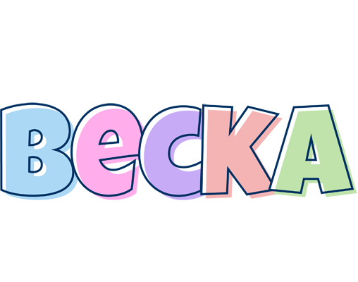 Becka pastel logo