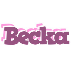 Becka relaxing logo