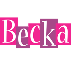 Becka whine logo