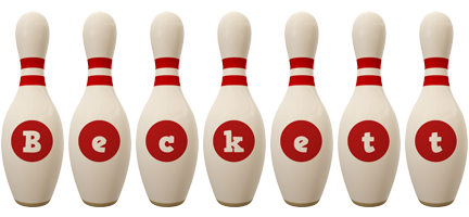 Beckett bowling-pin logo