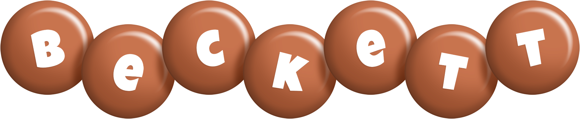 Beckett candy-brown logo