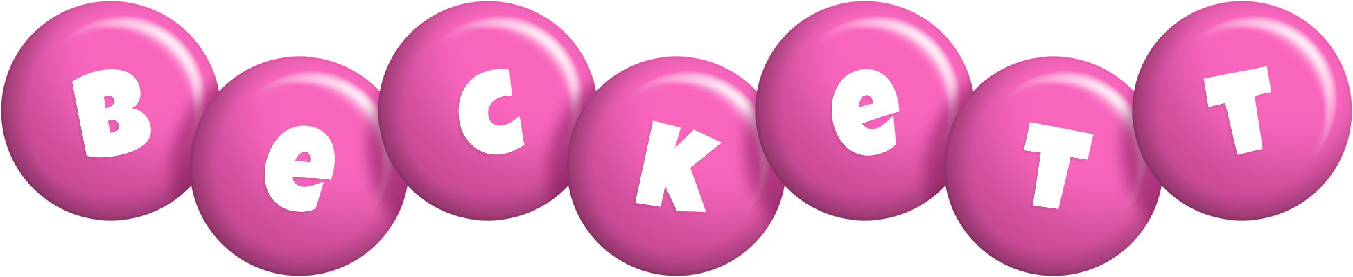 Beckett candy-pink logo