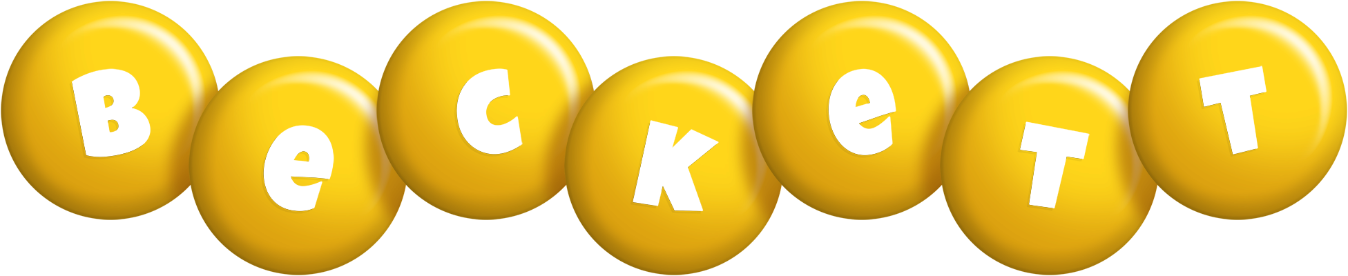 Beckett candy-yellow logo