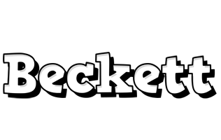 Beckett snowing logo