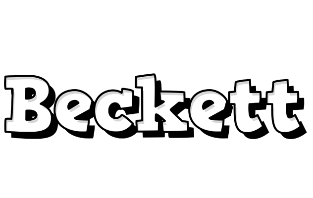 Beckett snowing logo