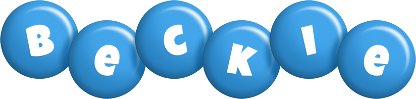 Beckie candy-blue logo