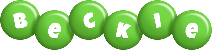 Beckie candy-green logo