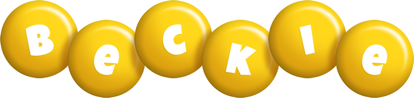 Beckie candy-yellow logo