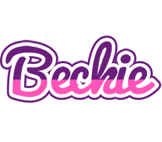 Beckie cheerful logo