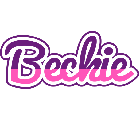 Beckie cheerful logo