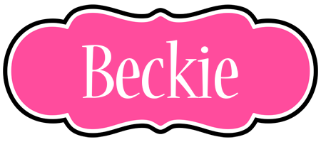 Beckie invitation logo