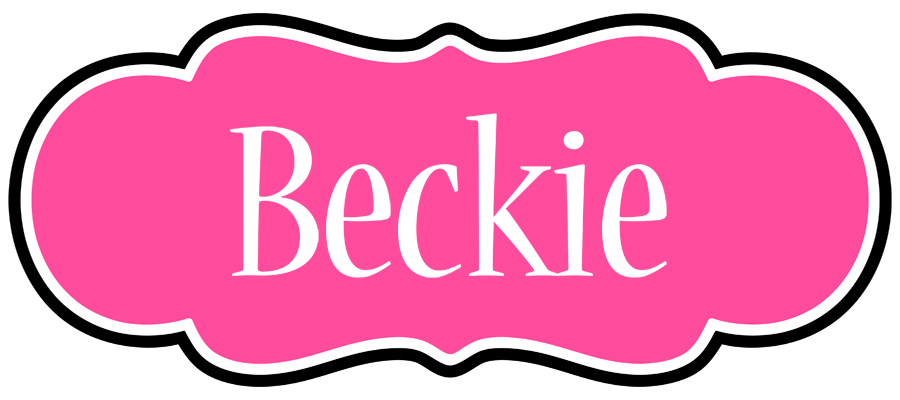 Beckie invitation logo
