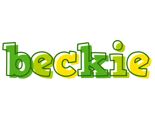 Beckie juice logo