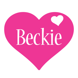 Beckie love-heart logo