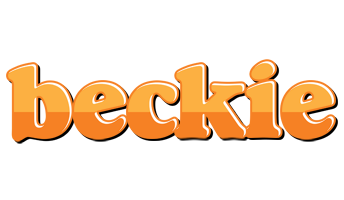 Beckie orange logo