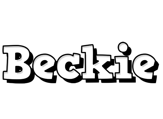 Beckie snowing logo