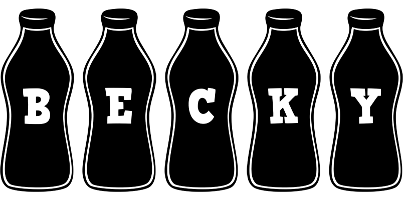 Becky bottle logo