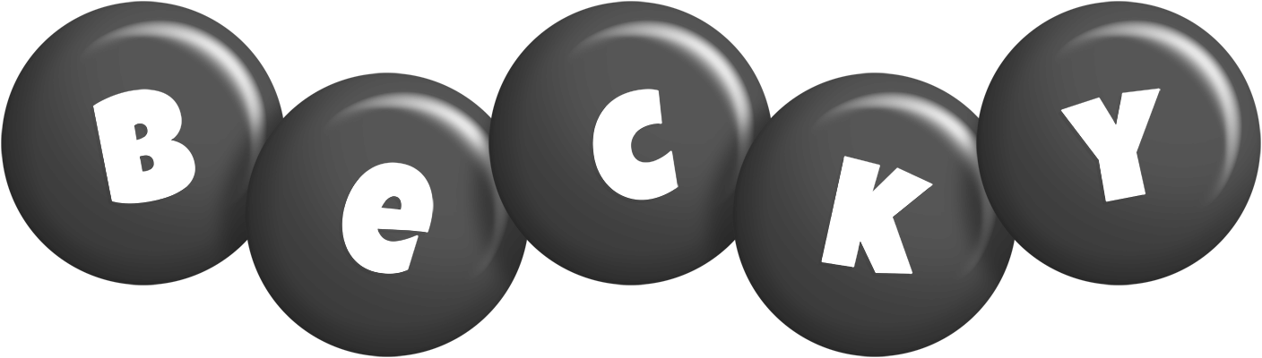 Becky candy-black logo